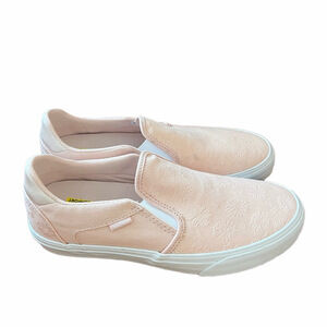 Vans NEW Women's Asher Deluxe Pink Slip On Shoe Size 10 #764A